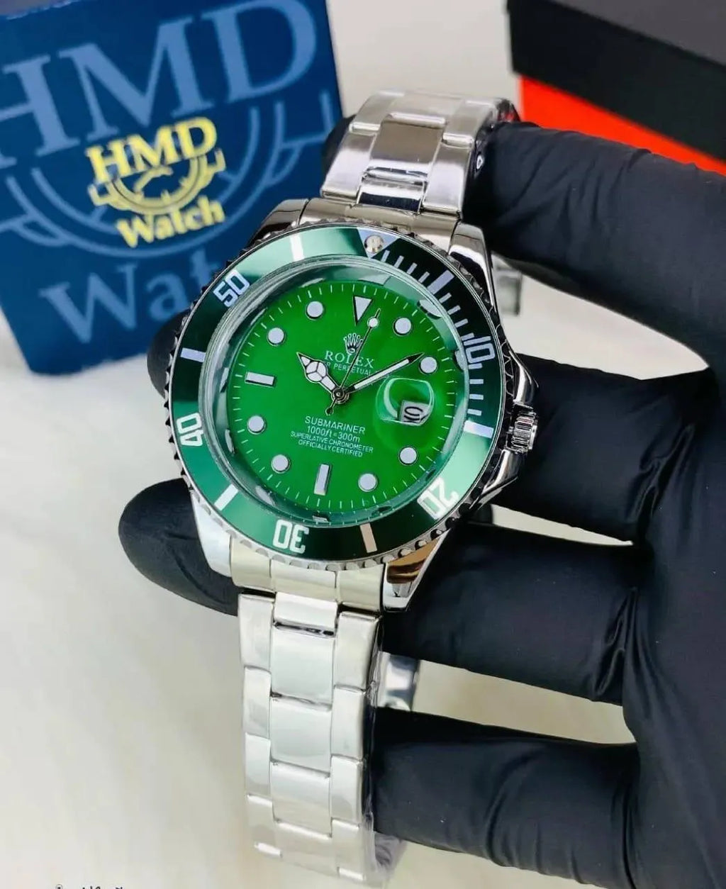 HMD Sub Diver Watch – Premium Steel Edition (Rlx Hulk Inspired)