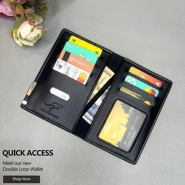 Mini Kangaroo Leather Wallet