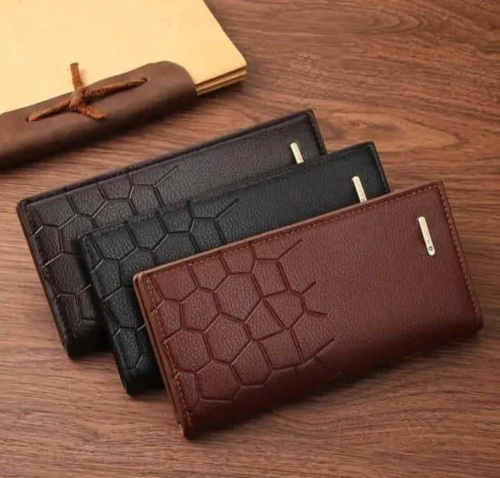 vorixs Classic PU Leather Wallet – Minimal Bi-Fold Design