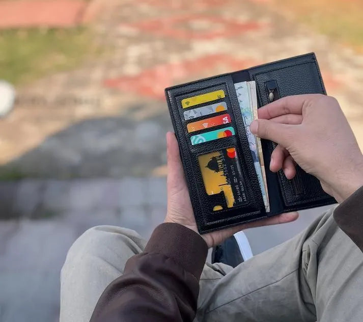 Vorixs Classic PU Leather Wallet – Minimal Bi-Fold Design BUY ONE GET ONE FREE