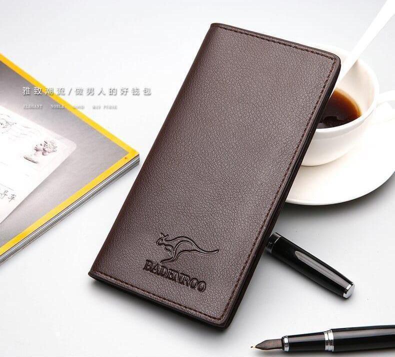 Men's Leather Bi-Fold Wallet - Stylish & Pocket Friendly, 1 Pc