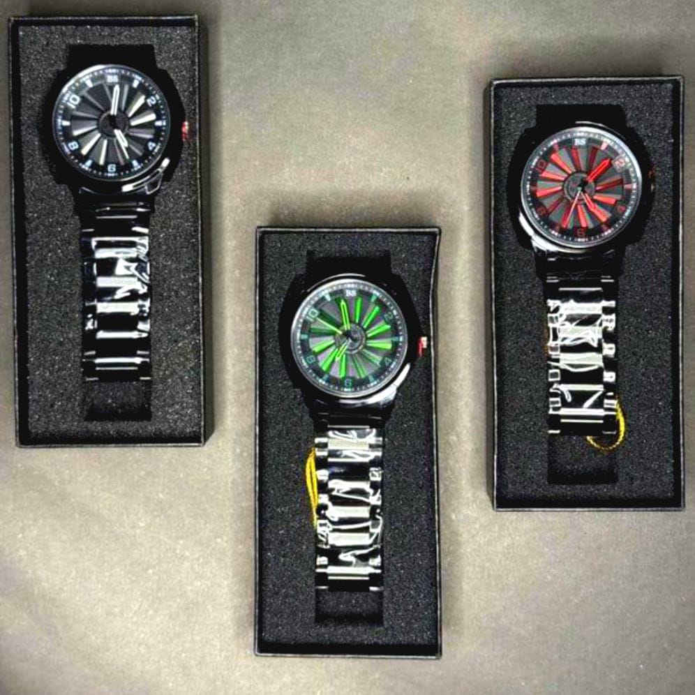 Tankre Wheel Watch Rotation Wheel - Luxury Men's Watch Stainless Steel Watch